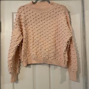 Misha and Puff cotton popcorn sweater